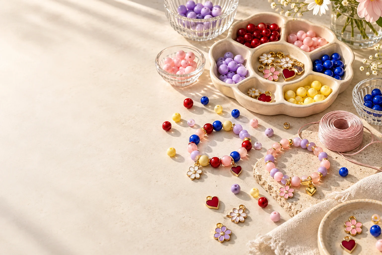 Bead and charm styling concept