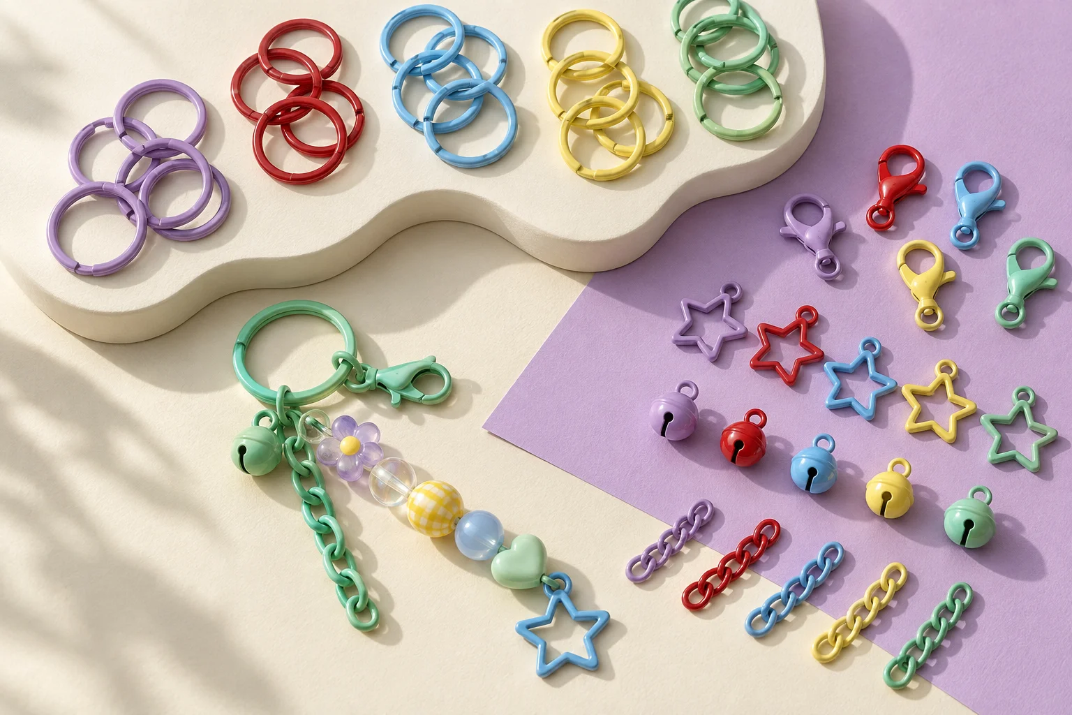 Colorful accessory concept styling
